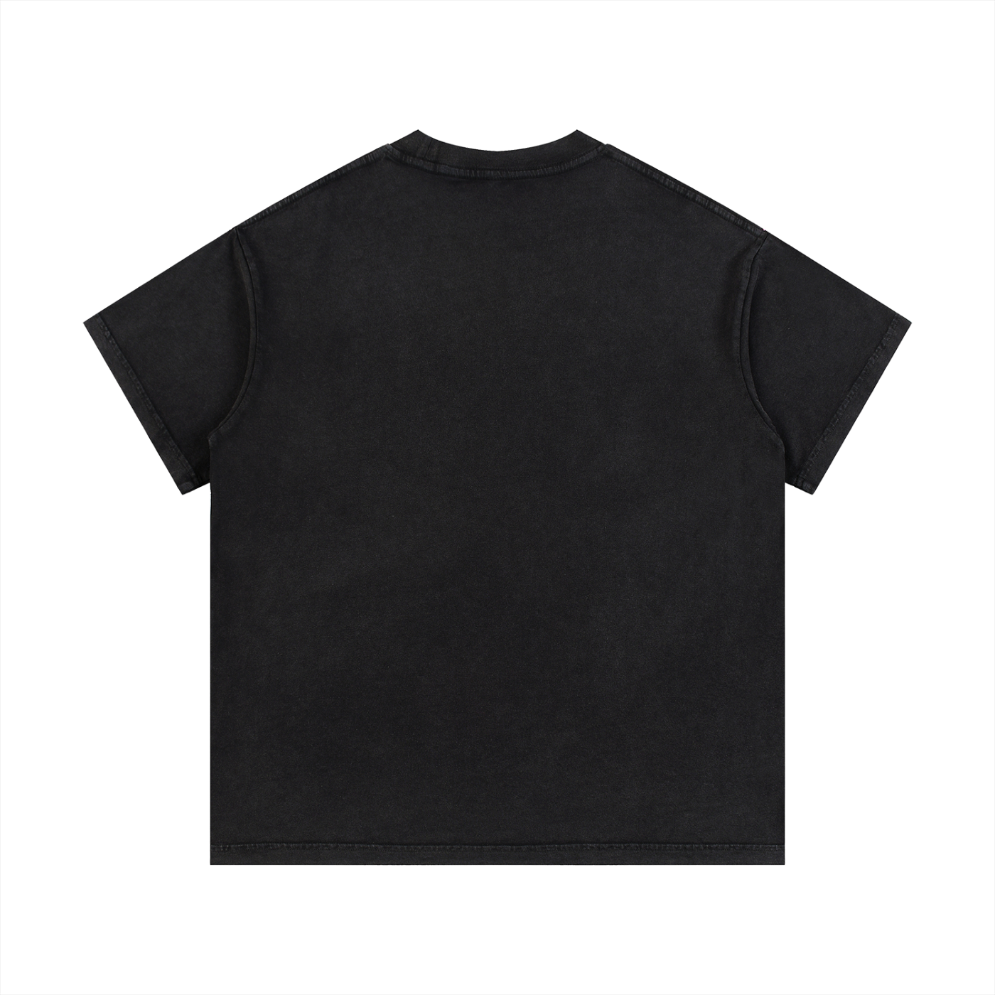 "October" Black Tee