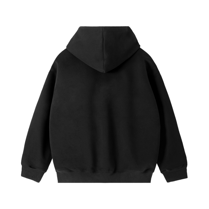 Jesus Lovefool Text Zipup Hoodie